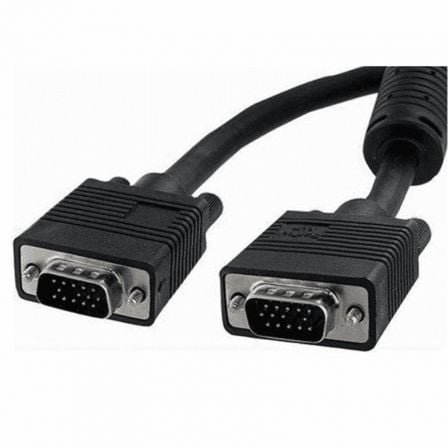 Cable SVGA 3GO CVGA3MM/ VGA Macho - VGA Macho/ 3m/ Negro